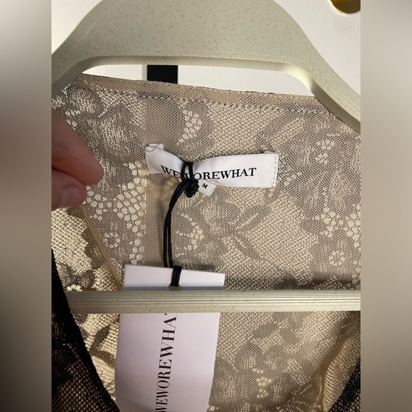 NWT WEWOREWHAT
Cutout Asymmetric Midi Dress In Black, Size Medium - Picture 8 of 9